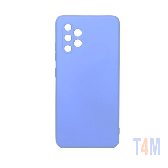 Funda de Silicona con Marco de Cámara para Samsung Galaxy A32 4g Púrpura